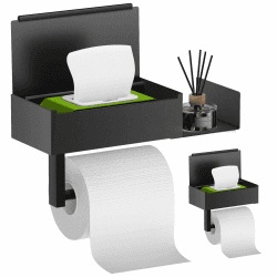 Toilettenpapierhalter Ohne Bohren mit Feuchttücherbox
