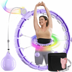 Intelligenter Hula Hoop Reifen mit LED-Lichtern und Gewichtsbällen