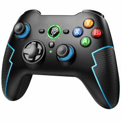 EasySMX Wireless PC Controller Gamepad mit Hall-Trigger & Dual Vibration - Blau 🎮