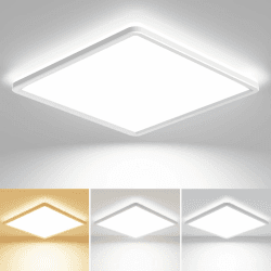 Slochi LED Deckenleuchte - 3 Farben, Ultra Dünn & Augenschutz