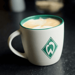🌟 Werder Bremen Tasse Logo weiß 🌟