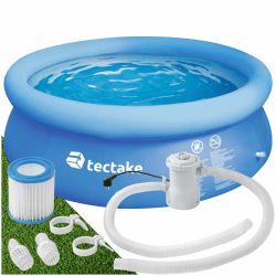 🏊‍♂️✨ Angebot: tectake® Swimming Pool für Garten - Ø 300 x 76 cm