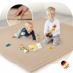 Krabbelmatte Baby [EXTRA WEICH] 3cm Dicker Teppich Kinderzimmer 180x200x3cm 💫 Spielmatte Baby | Spielteppich Kinder
