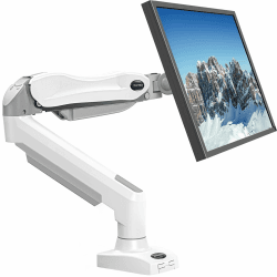 🖥️ HUANUO Monitor Halterung Für 13 Bis 32 Zoll Bildschirme in Weiß 🖥️