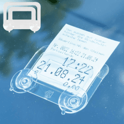 🚗 Windschutzscheibe Parkausweis Halterung, 2 Stück - Transparente Autoscheibe Parkscheinhalter 🅿️