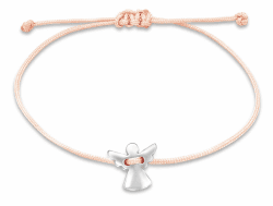 Nuoli® Schutzengel Armband Damen Silber (verstellbar bis 20cm) ❤️👼