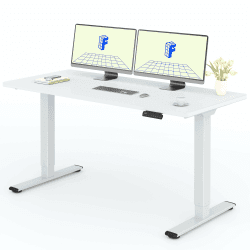 🌟 FlexiSpot Höhenverstellbarer Schreibtisch - 160 x 80 cm Weiß 🌟