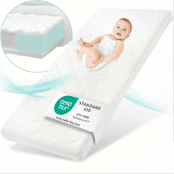 🌞 Sun Garden Babymatratze 70x140 cm mit Trittkante - Oeko Tex 100 zertifiziert