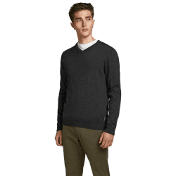 🔥 Sale: JACK & JONES Herren Strickpullover in Dunkelgrau 🔥
