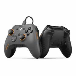 🎮 Scuf VALOR PRO Xbox-Performance-Controller mit Kabel – Anpassbare Rücken-Paddles, Sofort-Triggern, Hall-Effekt-Daumenstifte, Audio-Steuerungen, Xbox Series X|S, Xbox One – Stahl Grau