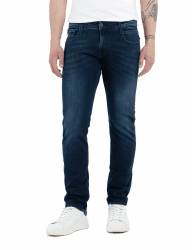 Angebot: Replay Herren Jeans Anbass Slim-Fit mit Power Stretch, Dark Blue 007-1 (Blau)