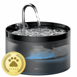 🐱🌊 GIOTOHUN Super Silent Katzenbrunnen für Katze - 64oz Katzenbrunnen mit LED Licht 🌟