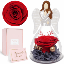 Yamonic Ewige Rose im Glas Mama Figur 🌹 Geschenke für Mama