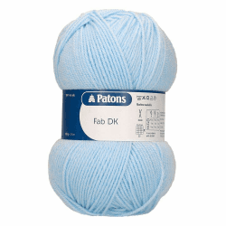 🧶 Patons Fab DK Acryl Gletscher Einheitsgröße 🧣