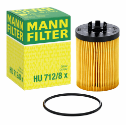 HU 712/8 X Ölfilter – Ölfilter Satz mit Dichtung/Dichtungssatz – Für PKW
