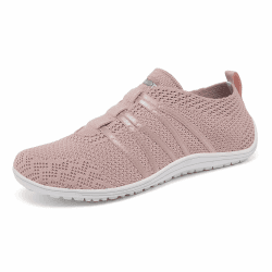 Merdoo Unisex Barfußschuhe Bequeme Laufschuhe Atmungsaktiv Fitnessschuhe Leichte Sportschuhe Zero-Drop Sohle Walkingschuhe rutschfest Turnschuhe Weich Hallenschuhe Slip On Sneaker Gr.37-45