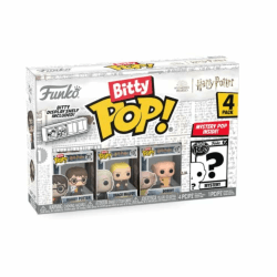 Funko Bitty Pop! Harry Potter - Harry Potter™, Draco Malfoy™, Dobby™ und eine Überraschungs-Mini-Figur - 0.9 Inch (2.2 cm) Sammlerstück Stapelbares Display-Regal Inklusive - Geschenkidee