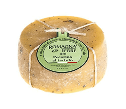 Pecorino al tartufo Schafmilchkäse mit Trüffel Laib Ca.450gr