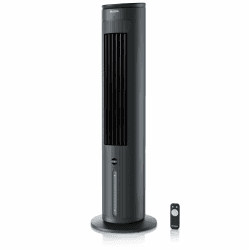 Brandson - Turmventilator mit Wasserkühlung - Preisträger 2025 - Verdunstungskühler - Luftkühler - Ventilator - mobile Klimaanlage ohne Abluftschlauch - leise - 4,6 L Wassertank