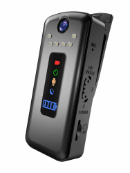 Körperkamera mit 360° drehbarem starkem Clip, 8 Stunden Akkulaufzeit, kleine Körperkameras mit Audio-Video und Nachtsicht für persönliche Sicherheit, tragbare Bodycam-Kamera mit Sound, 64 GB
