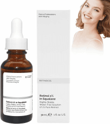 The Original Ordinary Retinol 1 % in Squalane, Serum mit Retinol, sehr leistungsstark, für Anti-Aging und Glättung der Haut, 30 ml