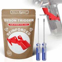 V11 V10 Schalter Verstärkt, Ersatzteile Trigger Reparieren Knopf für Dyson Staubsauger mit Schraubenzieher