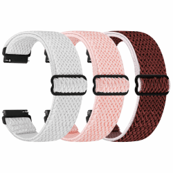 Elastische Uhrenarmbänder,16mm 18mm 19mm 20mm 22mm 24mm Schnellverschluss Nylon Armband Verstellbare Aatmungsaktive Sportbänder Ersatzarmband für Herren Damen