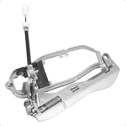 Türgriffrahmen [51218243616] Für BMW X5 E53 2000-2006 3.0L 4.4L 4.6L 4.8L - Außentürgriff Vorne Rechts, Türgriffhalterung, Türgriff Träger, Türgriff Gestell, Ersatzteil Türgriffrahmen