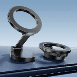 Handyhalterung Auto Magnet für Magsafe Autohalterung Universal, Legierung Faltbar mit 360° Drehung Magnetische Handyhalterung Auto für MagSafe Hülle Armaturenbrett iPhone 15 14 13 12