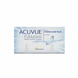 ACUVUE OASYS 2-Wochen-Kontaktlinsen für Tag und Nacht mit -3 dpt und BC 8.4 – UV Schutz, Austrocknungsschutz & extrem komfortables Tragegefühl – 6 Linsen -3.0 8.4 Millimeter 14 Millimeter 6