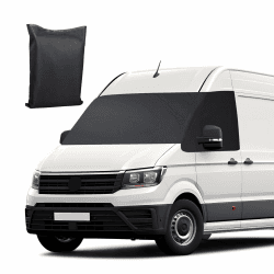 Frontscheibe Wrap Cover Ersatz für VW Grand California 2018-2023, Sonnenschutz Frontscheibenabdeckung Reisemobil, 600D Wasserdichtes Schnee EIS Frost Staub Sonne