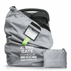 XL Gate Check Transporttasche für Kinderwagen 600D Polyester - Flugreisen & Aufbewahrung - Robust & Wasserdicht - Groß 120x58x35cm