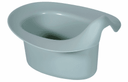 Kindsgut Abhaltetöpfchen für Babys, Babytopf WC/Klo, hochwertige Qualität und dezente Farben, abhalten und windelfrei, Aquamarin