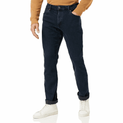 Wrangler Herren Red Kabel Regular Jeans 34W / 32L Blue Black