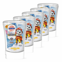 Sagrotan Kids No-Touch Nachfüller Kamille – Für den automatischen Seifenspender – 5 x 250 ml Handseife