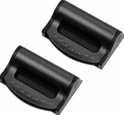 2PCS Auto Sicherheitsgurt Versteller, Auto Sicherheitsgurt Clip für Erwachsene &Kinder, Schulter Nackenschutz Gurt Versteller (Schwarz)