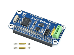 RS485 CAN HAT für Raspberry Pi 4B/3B+/3B/2B/B+/A+/Zero W/Zero WH, Ermöglicht Fernkommunikation über RS485/CAN Funktion, Onboard CAN Controller MCP2515 über SPI Schnittstelle, Transceiver SN65HVD230