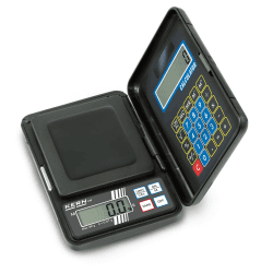 KERN Taschenwaage CM 320-1N (Wägebereich max. 320 g, Ablesbarkeit 0,1 g, mit integriertem Taschenrechner, inkl. Batterien), mittel