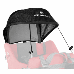 Ferrino Babytrage mit Sonnenschutz, grau