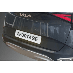 ABS Heckstoßstangenschutz kompatibel mit Kia Sportage (NQ5) 2021- Schwarz, Mattschwarz