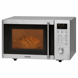 Bomann® Mikrowelle mit Grill | 1000 Watt | platzsparende Mikrowelle Unterbau | 20L Garraum | Mikrowelle klein mit 8 Programmen | Mikrowelle mit Drehteller | MWG 2211 U CB
