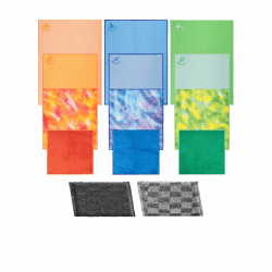 Genius CLIA Wunder Mikrofasertücher Set 14-TLG. (inkl. Genius CLIA Genie Schwämme)