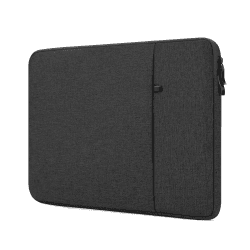 13 Zoll Laptop Sleeve Case for 2025-2022 MacBook Air 13.6 inch Apple M4 M3 M2 & MacBook Pro 13.3 inch M2 Chip Accessory Traveling Carrying Canvas Bag Cover Simple Case (Black)