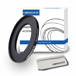 40.5mm auf 62mm Objektivadapter Ring,Step Up Ring Filter Adapter Kompatibel mit Allen 40.5mm Objektiven mit 62mm UV ND CPL Filter +1pcs Objektivreinigungstuch 40.5mm-62mm