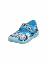 Superfit Jungen Bubble Hausschuh 24 EU Türkis Mehrfarbig 8410