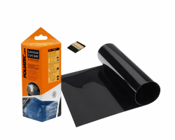 Foliatec 1025 TOPSTRIPE Blendstreifen mit effektivem Sonnenschutz durch Tönung, Maße: 15 x 152 cm, Schwarz