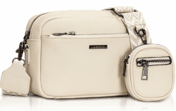 GASSDA Umhängetasche Damen PU Leder Crossbody Bag Handtasche Damen Kleine Taschen mit Abnehmbarem Schultergurt