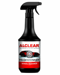 ALCLEAR 721FR Premium Auto Felgenreiniger für lackierte u. matten Alufelgen Stahlfelgen Chromfelgen, säurefrei, mit Farbindikator, Sprühflasche 1.000 ml