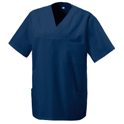 Unisex Schlupf-Kasack, OP-Kasack, Hosen-Kasack, in 16 Farben lieferbar Navy M