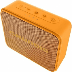 Grundig GBT Jam+ Black Bluetooth Lautsprecher, Soundbox, 3.5 W RMS, Bluetooth 5.0, bis zu 30 m Reichweite, bis zu 30 Std. Akkulaufzeit, Powerbank- & Freisprechfunktion, wasserdicht IPX7, Orange